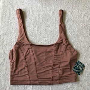 Free People Be Cool Brami Pink Clay New Small
